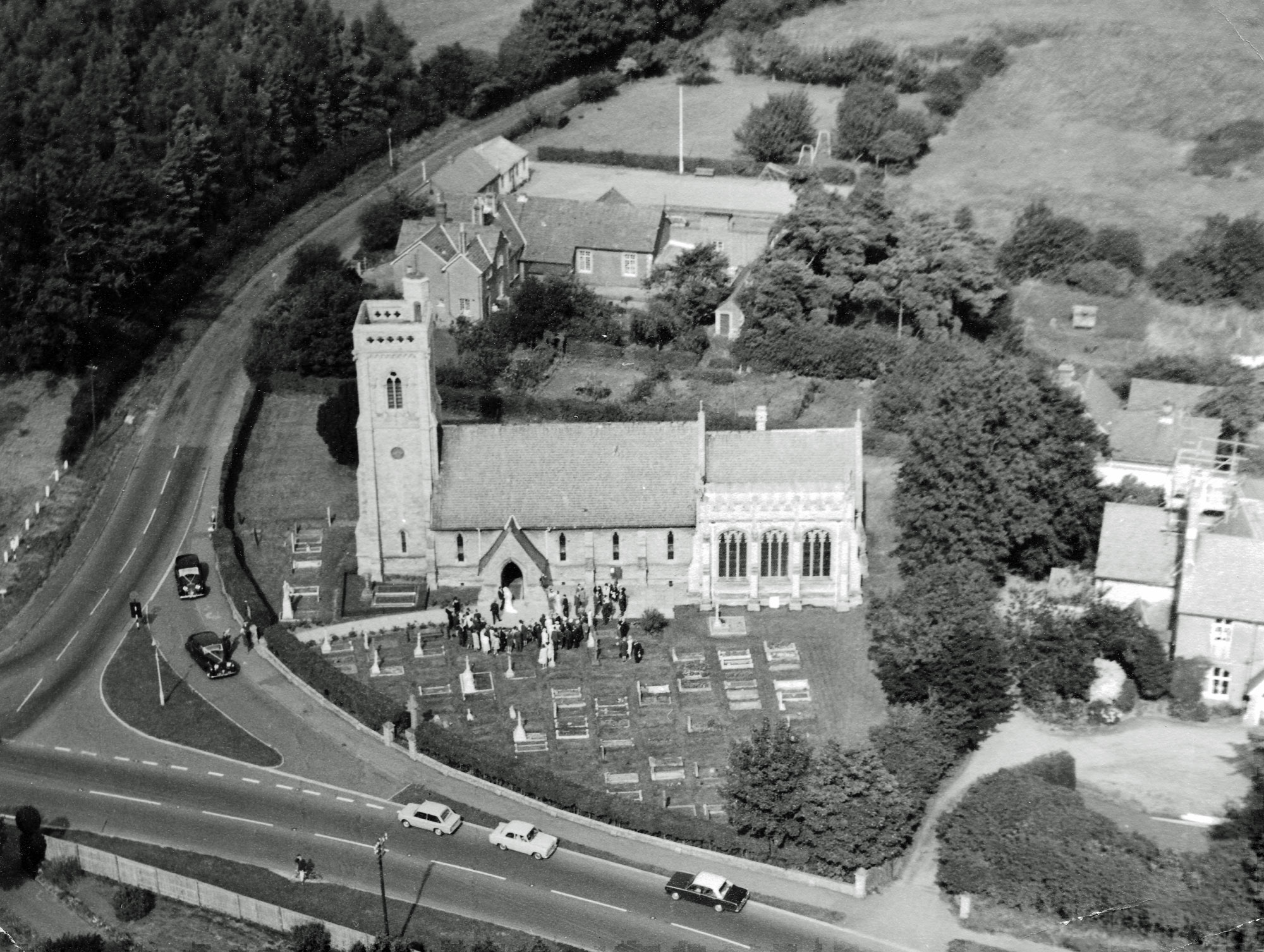 Our Wedding from above